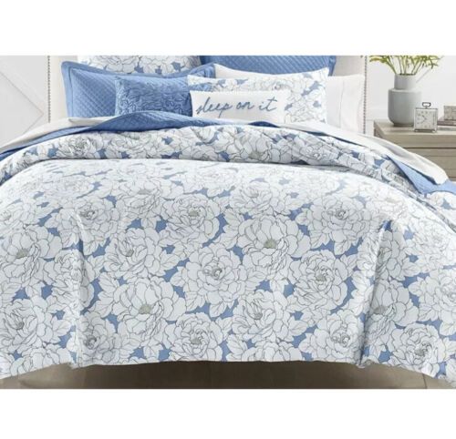 Photo 1 of King Size Charter Club Damask Designs Camellia Comforter Sets, Created for Macy's. Set includes: 1 Full/Queen Duvet Cover - 90x96
2 Standard Shams - 20x26.
