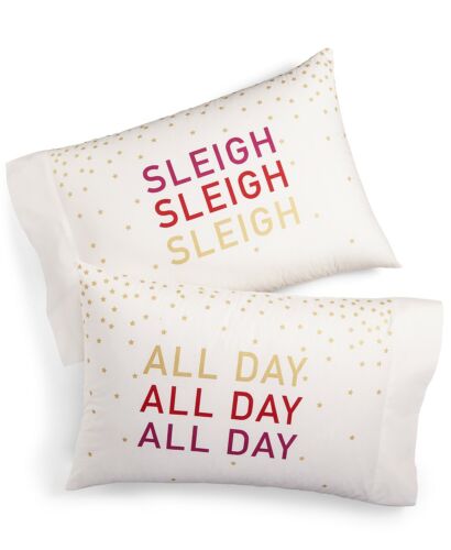 Photo 1 of Martha Stewart STANDARD Pillowcases 20" x 30" Whim Holiday Gifts Cotton. The Paired Pillowcase Collection from Whim by Martha Stewart Collection features two cotton pillowcases, making it the perfect choice for upgrading your room's decor.
Fabric: cotton 