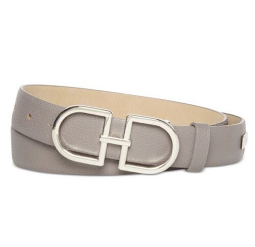 Photo 1 of SIZE XL Steve Madden Womens Grey Double D Belt Silver Buckle, Size XL