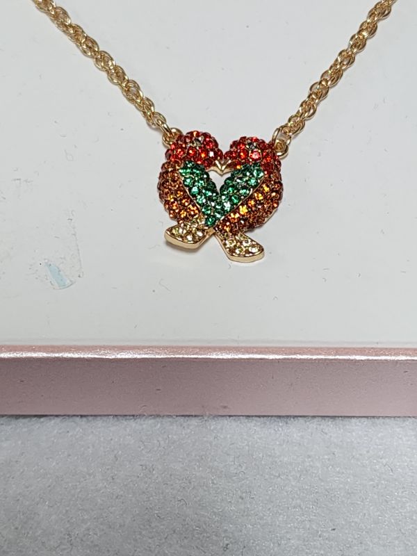 Photo 2 of Charter Club Gold-Tone Crystal Love Bird Pendant Necklace Created for Macy's