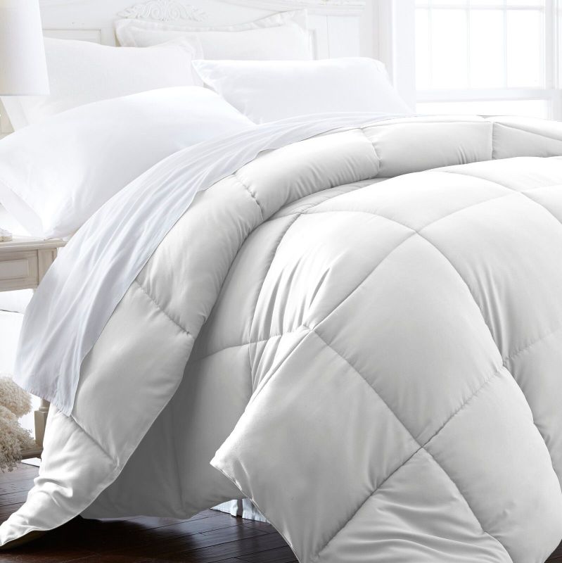 Photo 1 of King Hypoallergenic Down Alternative Comforter. Softest Down Alternative Filling. The perfect comforter to keep you cozy every month of the year. The Ultra Soft Goose Down Alternative comforter from the Basics Collection features the perfect loft and down