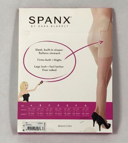 Photo 2 of Size B Spanx by Sara Blakely super high Sheers All Day Shaping Pantyhose Size B Color Very Black