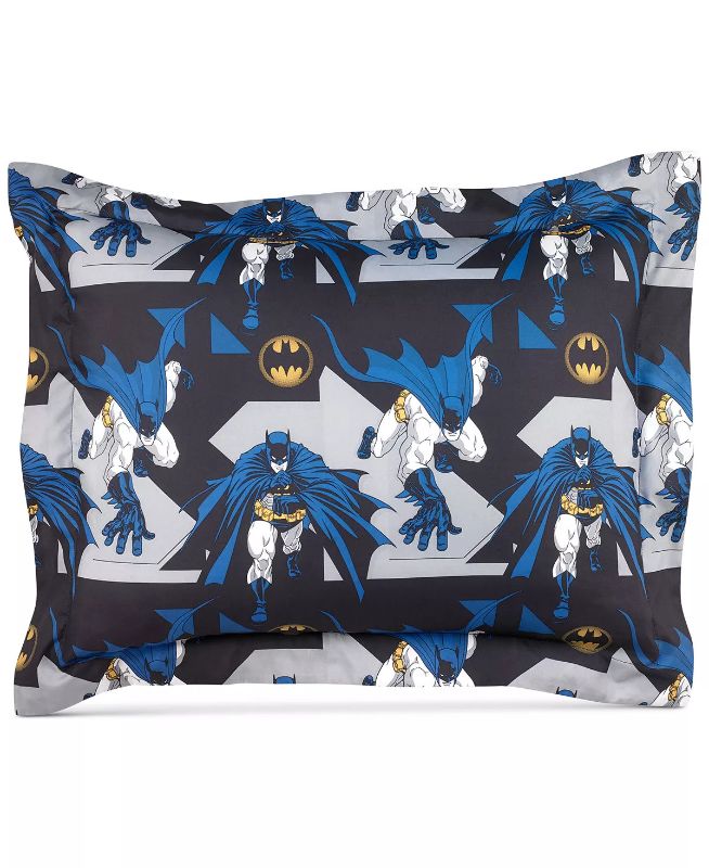 Photo 6 of TWIN Batman 6-Pc. Twin Comforter Set. Straight from the popular Warner Bros. DC Comics animated series, this action-packed Batman comforter set has everything you need to create a fun-themed bedroom for your child. Set includes: twin comforter, one standa