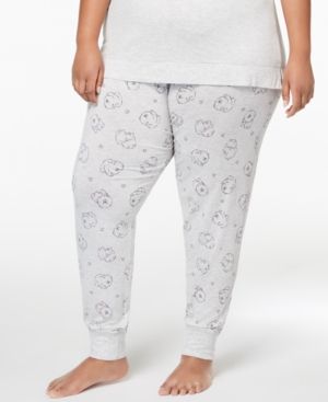 Photo 1 of SIZE 3X - Jenni by Jennifer Moore Plus Size Printed Jogger Pajama Pants, Created for Macy'