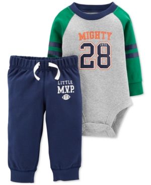 Photo 1 of SIZE 24 - TOP ONLY -Baby Boy Carter's MVP Bodysuit t, Size: 24 Months, Light Grey