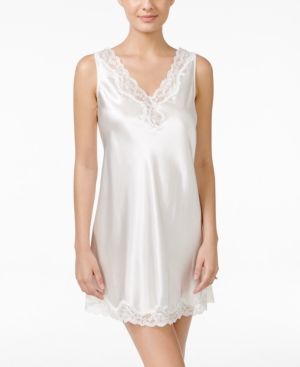 Photo 1 of SIZE SMALL - Thalia Sodi Lace-Trimmed V-Back Chemise, Only at Macy's