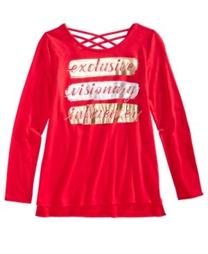 Photo 1 of SIZE M - EPIC THREADS  Big Girls Graphic-Print Crisscross-Back T-Shirt, Created for Macy's