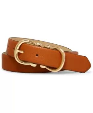 Photo 1 of SIZE L - Steve Madden Women’s Double Buckle Belt Brown L