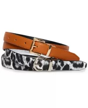 Photo 1 of SIZE M - Steve Madden Women's 2-For-1 Reversible Belt