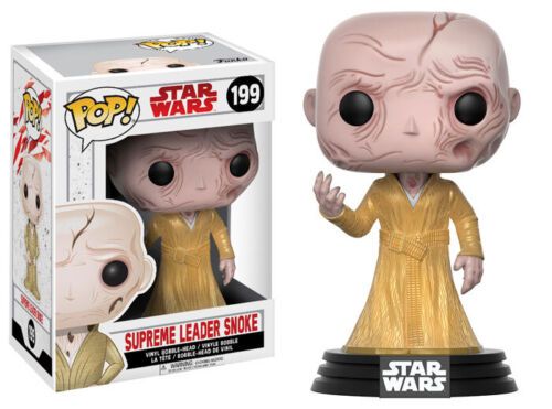 Photo 1 of Funko Pop SUPREME LEADER SNOKE - Star Wars 199 Vinyl Figure