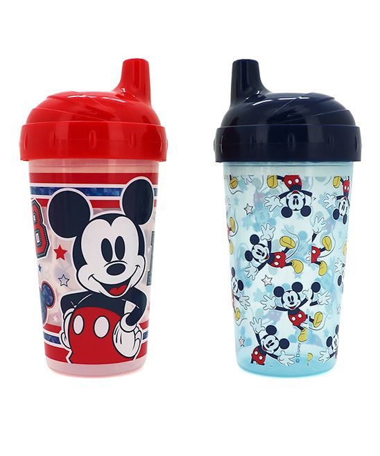 Photo 2 of Mickey 2pk Hard Spout Sippy Cup. 10 OZ PACKAGE INCLUDED 2 PCS