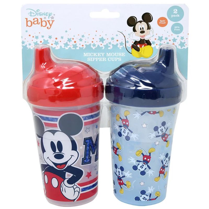 Photo 1 of Mickey 2pk Hard Spout Sippy Cup. 10 OZ PACKAGE INCLUDED 2 PCS