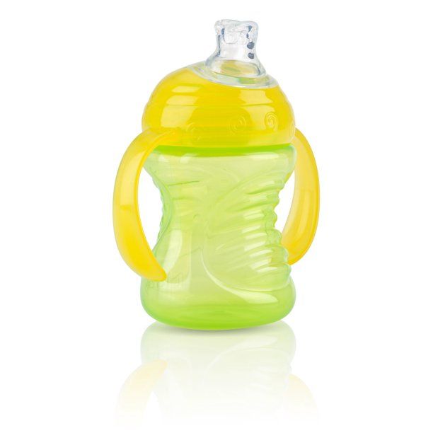 Photo 1 of Nuby Grip N Sip Soft Spout Trainer Sippy Cup -  8-oz 2 Handle Grip N' Sip Super Soft Spout Trainer Cup is perfect for a child's transition to self-feeding and drinking. The durable handles are designed for small hands and are comfortable and easy to hold.
