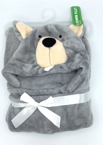 Photo 1 of BABY Little Mimos Hooded Blanket W/ Animal Face - Little Mimos hooded blanket is ideal for providing full body comfort and warmth to babies. It's made of 100% polyester