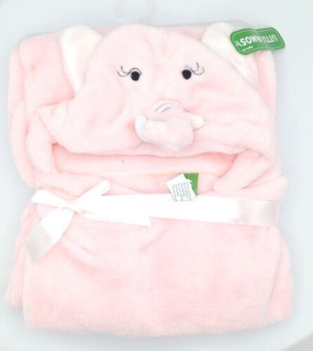 Photo 1 of BABY Little Mimos Hooded Blanket W/ Animal Face - Little Mimos hooded blanket is ideal for providing full body comfort and warmth to babies. It's made of 100% polyester