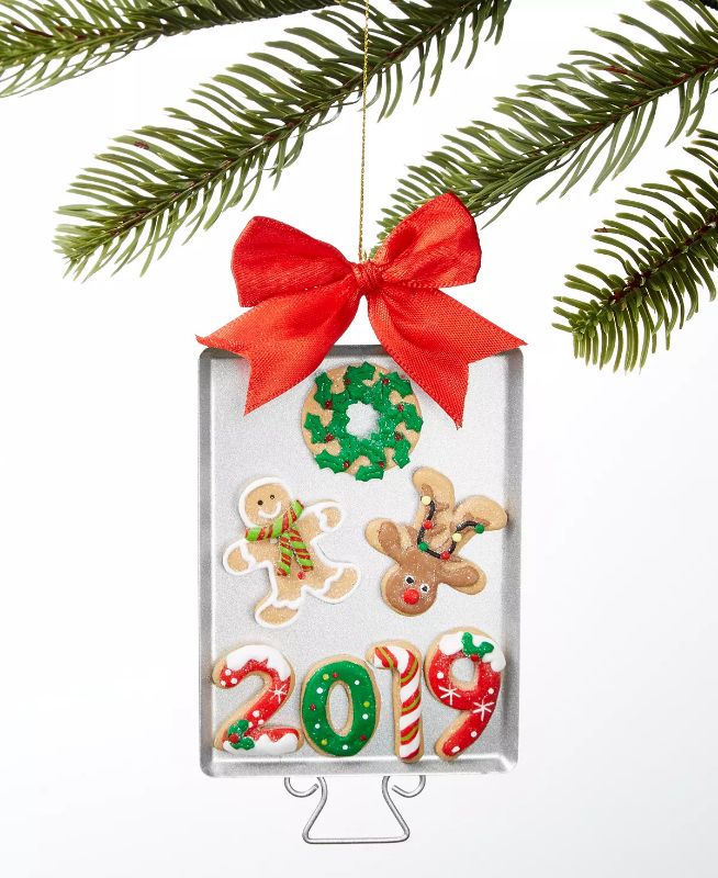 Photo 1 of Macy's holiday lane collection, Santa's Favorites Cookie Tray Ornament, Created for Macy's