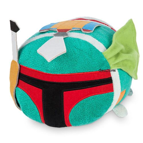 Photo 1 of Disney Store Star Wars 11" Boba Fett Bobafett Tsum Tsum Plush Medium Toy 
