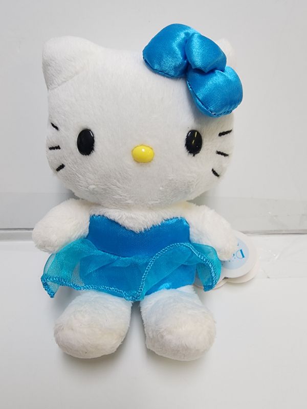 Photo 1 of Sanrio Hello Kitty December Turquoise Prosperity Regular 6" Plush Collectible
