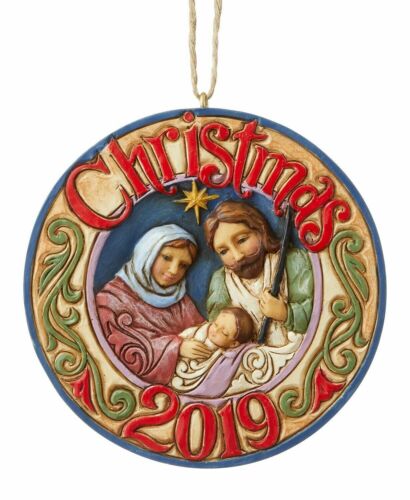 Photo 1 of Jim Shore Holy Family Dated 2019 First Christmas Nativity Ornament