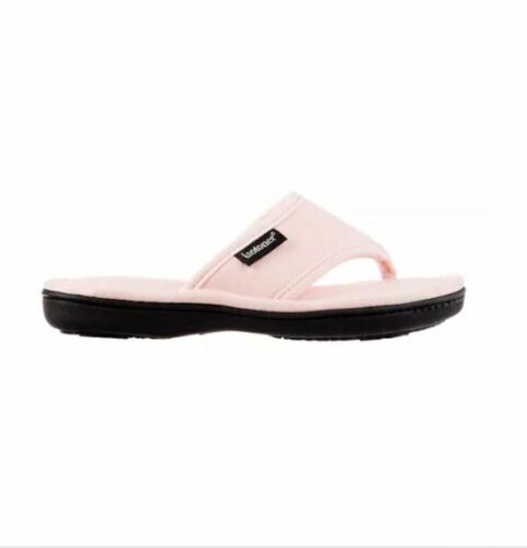 Photo 2 of SIZE LG 8.5 - 9  ISOTONER Jersey Cambell women's thong slippers with Memory Foam. Suitable for all seasons very useful slippers Features; Slip Resistant Padded Cushioned Comfort Memory Foam Breathable Season; Fall Winter Spring Summer Insole Material; Foa