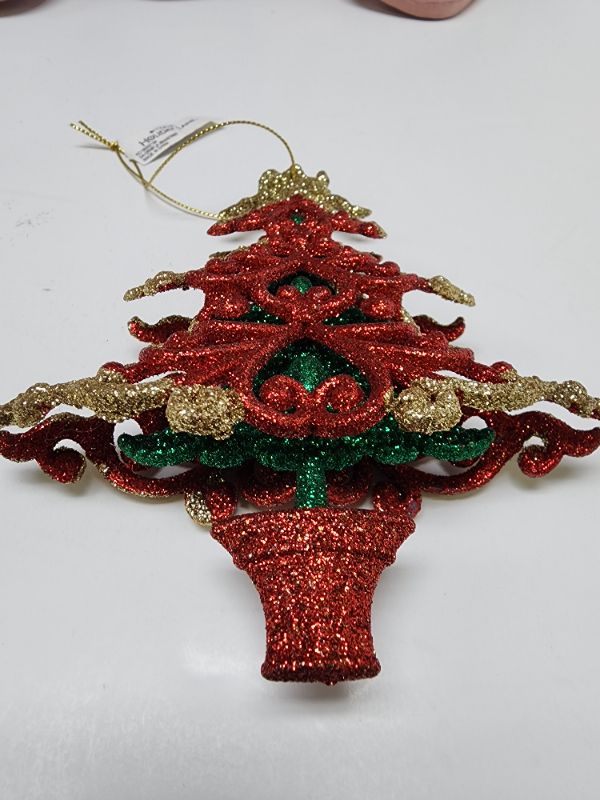 Photo 2 of Holiday Lane Red Green and Gold Christmas Tree Ornament Decoration