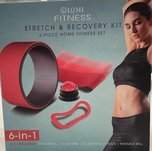 Photo 1 of Lomi Fitness Recovery Kit 6-Piece Home Fitness Set. Included :Yoga Wheel, Yoga Ring, Massage Ball and 3 X Resistance Straps. 
Lomi finds practical ways to address your fitness needs with specialized technology made to help you reach your personal goals, a