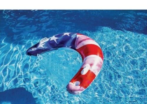 Photo 2 of PoolCandy Stars and Stripes Patriotic Inflatable Pool Sun Chair. Nothing catches the sunlight quite like the PoolCAndy Sun Chair.
Lights and colors will flash and dance around your body as you comfortably float in your pool!
PoolCandy Sun Chairs include h