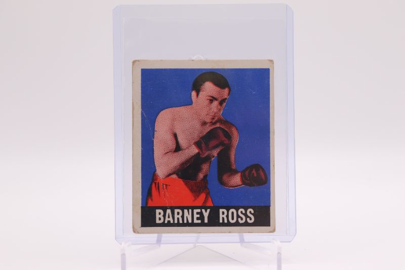 Photo 1 of 1948 Leaf Boxing Barney Ross (VG) crease