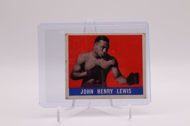 Photo 1 of 1948 Leaf Boxing John Henry Lewis (VG) crease