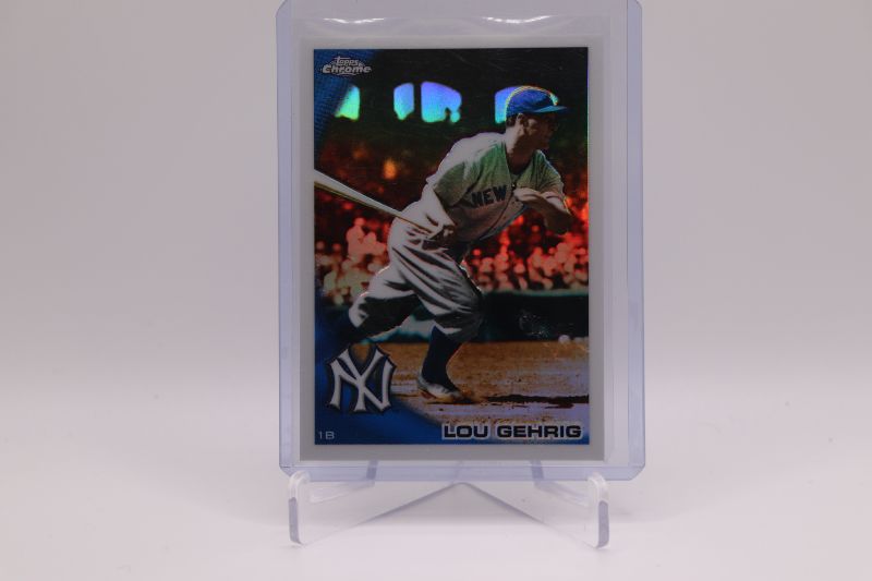 Photo 1 of Topps Chrome Lou Gehrig (Mint)