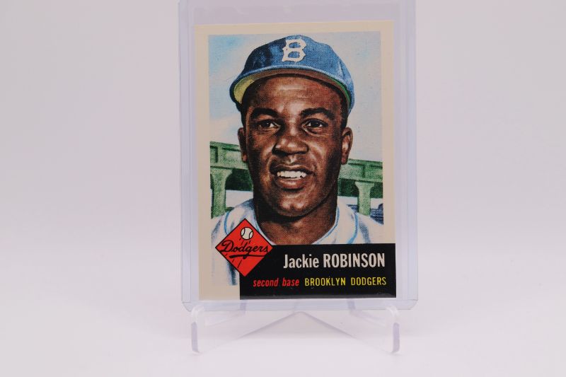 Photo 1 of Topps Archives 1952 Jackie Robinson reprint (Mint)