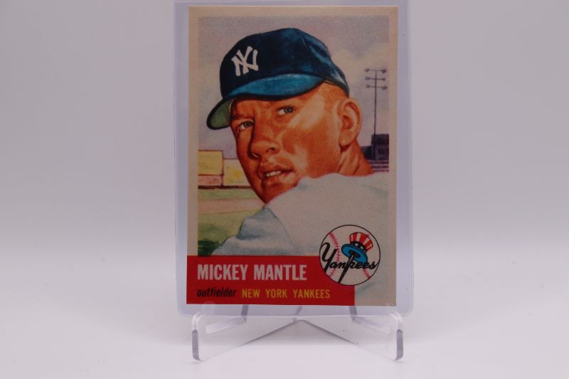 Photo 1 of 1953 Topps Mickey Mantle reprint (Mint)