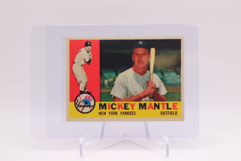 Photo 1 of 1960 Topps Mickey Mantle reprint (Mint)