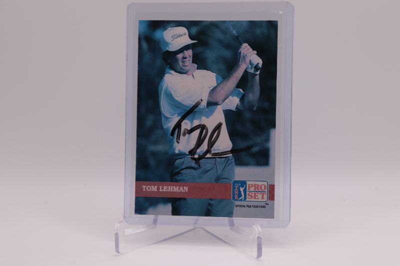 Photo 1 of Tom Lehman AUTOGRAPHED card