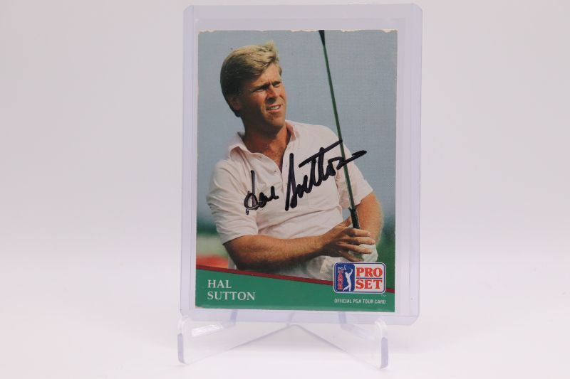 Photo 1 of 1991 Hal Sutton AUTOGRAPHED card 