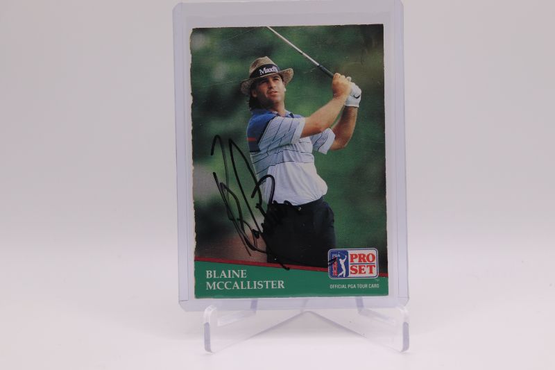 Photo 1 of 1991 Blaine McCallister AUTOGRAPHED card 