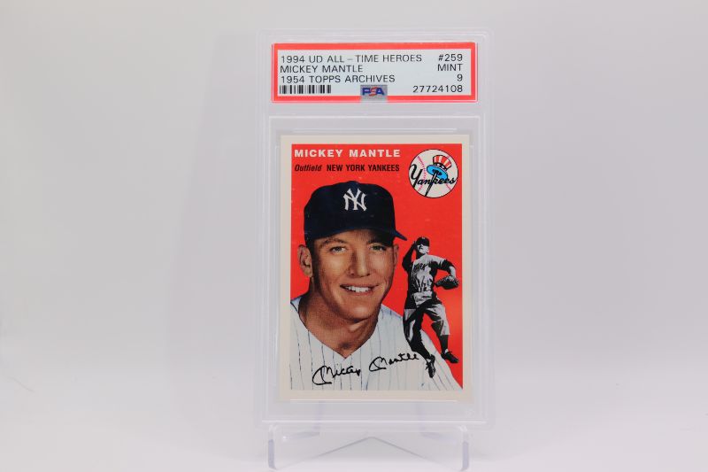 Photo 1 of 1994 UD Mickey Mantle 1954 archive (Graded 9)