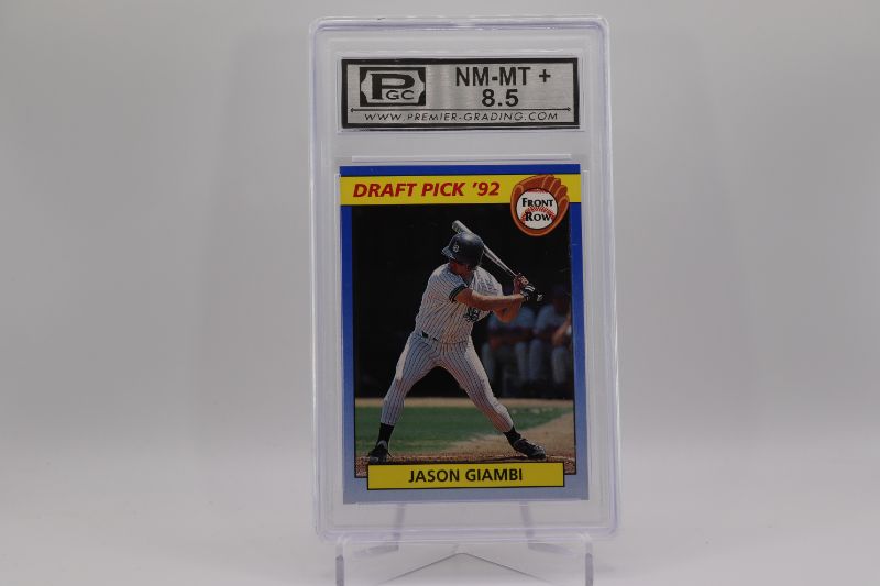 Photo 1 of 1992 Front Row Jason Giambi ROOKIE (Graded 8.5)