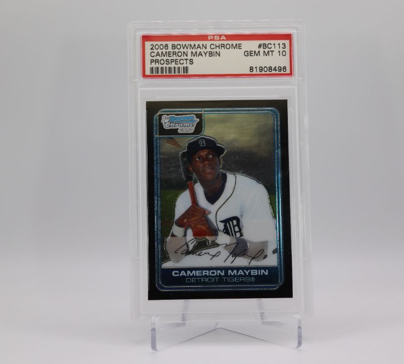 Photo 1 of 2006 Bowman CH Cameron Maybin ROOKIE (Graded 10)