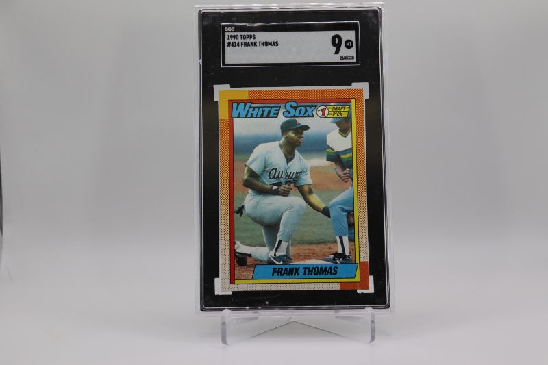 Photo 1 of 1990 Topps Frank Thomas ROOKIE (Graded 9) 