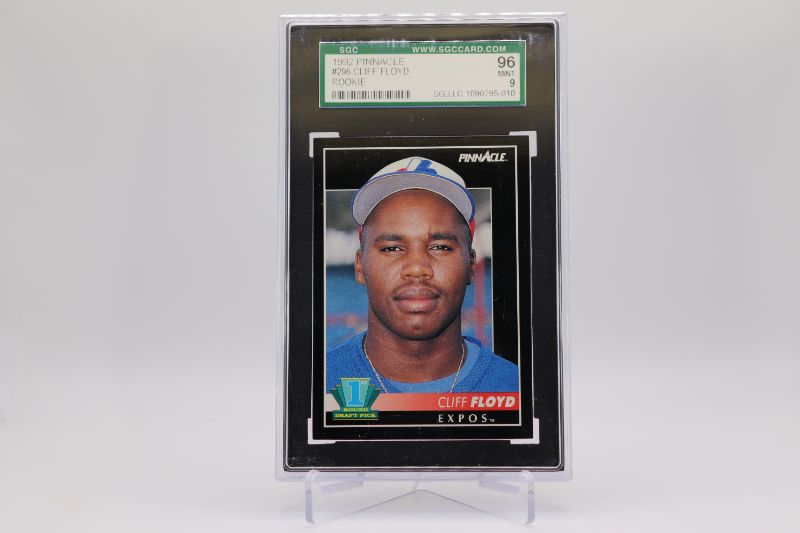 Photo 1 of 1992 Pinnacle Cliff Floyd ROOKIE (Graded 9)