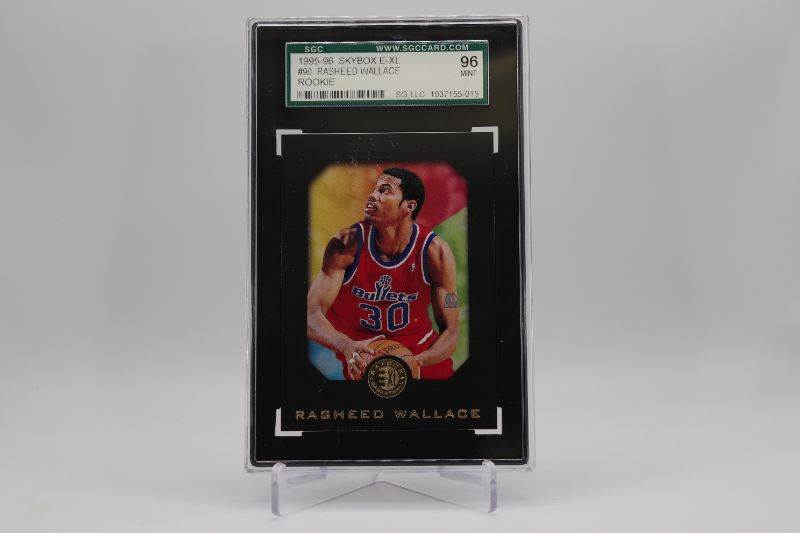 Photo 1 of 1995 Skybox Rasheed Wallace ROOKIE (Graded 96) RARE