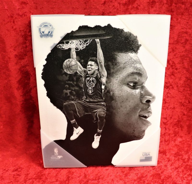 Photo 1 of Giannis Antetokounmpo canvas print 11x14