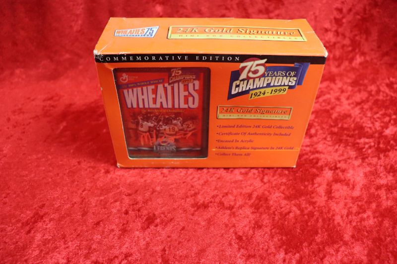 Photo 1 of 1999 Wheaties 24K mini box Mike Eruzione