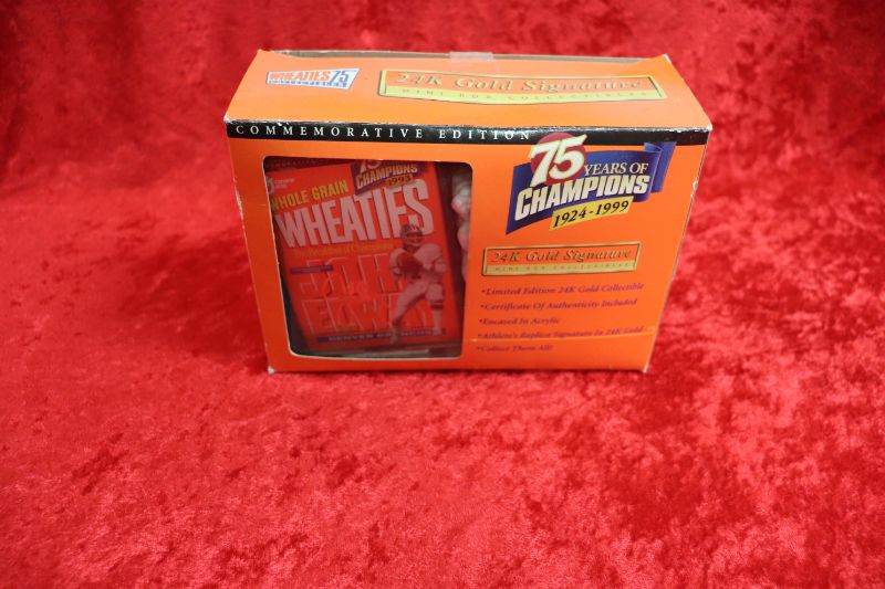 Photo 1 of 1999 Wheaties 24K mini box John Elway