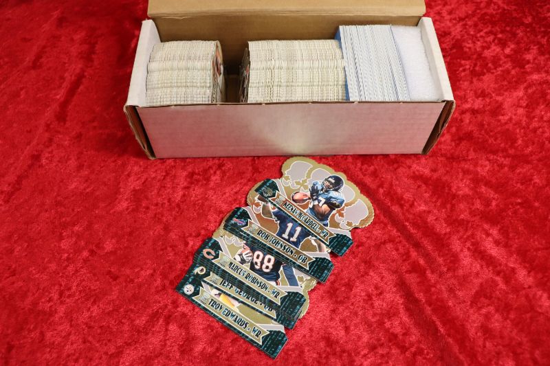 Photo 2 of Box of 2000 Crown Royal Football cards (600+)