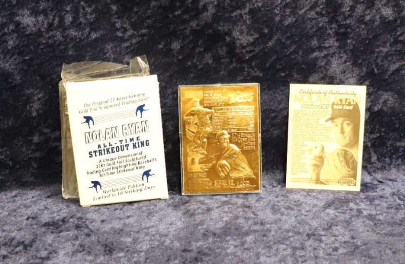 Photo 1 of Nolan Ryan 23K Gold card 