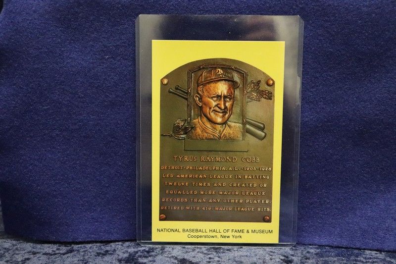 Photo 1 of Ty Cobb HOF postcard