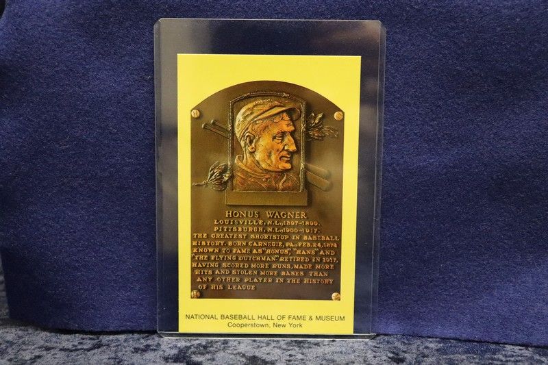 Photo 1 of Honus Wagner HOF postcard