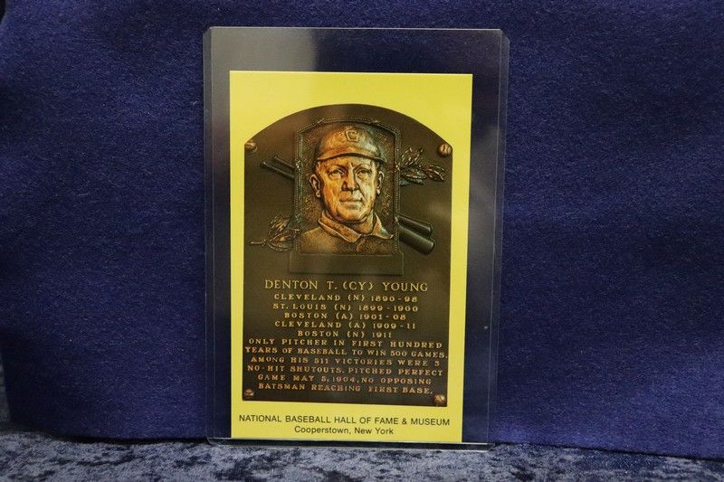 Photo 1 of Cy Young HOF postcard